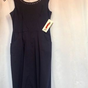 Womens Betty Page Navy dress .